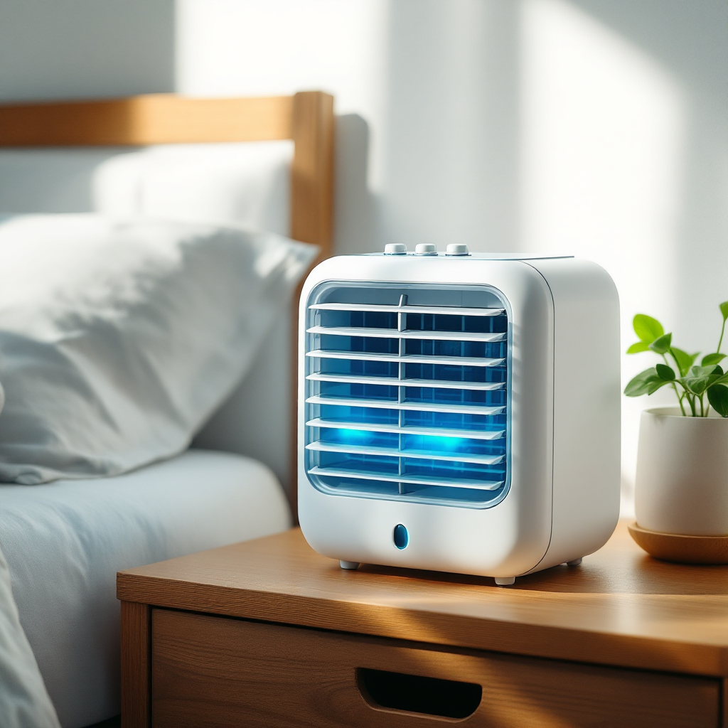 Frost7 on a nightstand